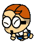 BoomBang character Nerd, a still from the original asset